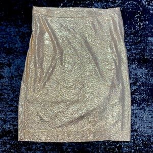 H&M Shimmering Gold Pencil Skirt Women’s Size Small